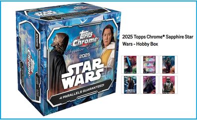 2025 Topps Chrome® Sapphire Star Wars - Hobby Box