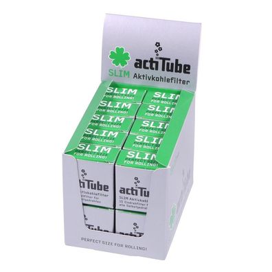 ActiTube Aktivkohlefilter Slim, 7mm, 20x 10 Stück