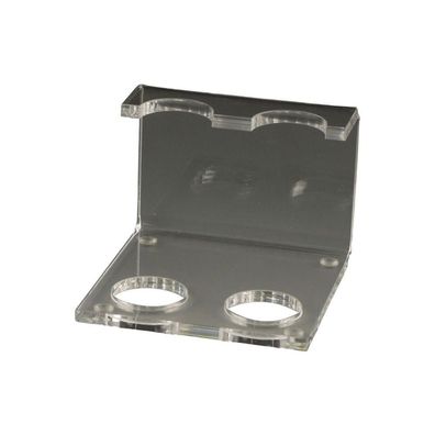 Hauser Pfeifenständer für 2 Pfeifen, Acryl transparent