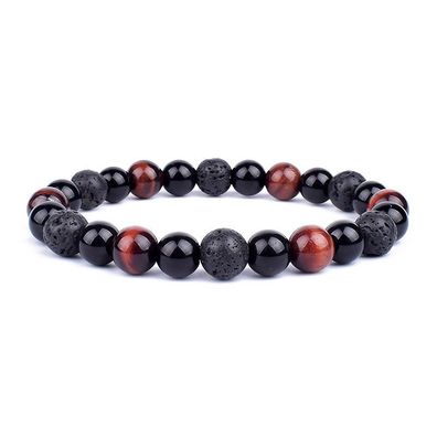 Neue Magnetische Hämatit Armbänder Männer Tigerauge Stein Perle Paar Armbänder für Fr