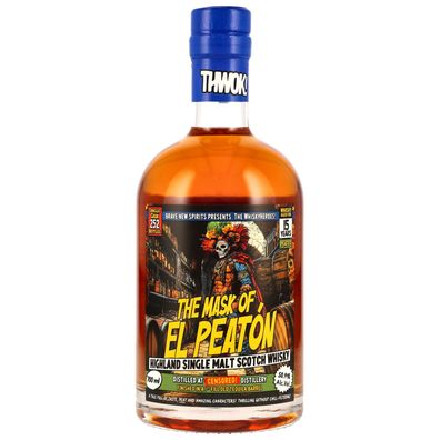 Peated Highland 15Y The Mask of El Peaton Brave New Spirits 50,9% 0,7l Whisky Heroes