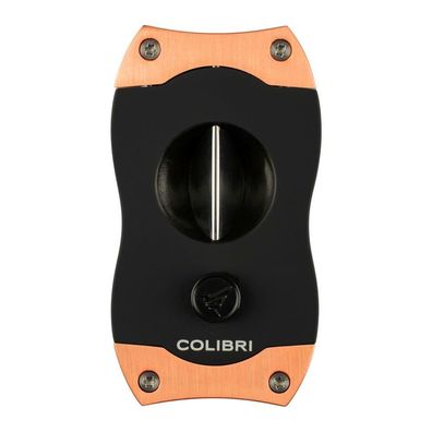 Colibri Zigarrenschneider (V-Cut / Kerbschnitt) schwarz/rosegold
