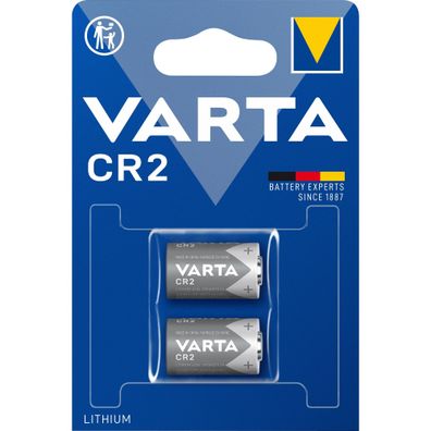 Varta Professional Lithium CR2 Batterie Retail (2er Blister)