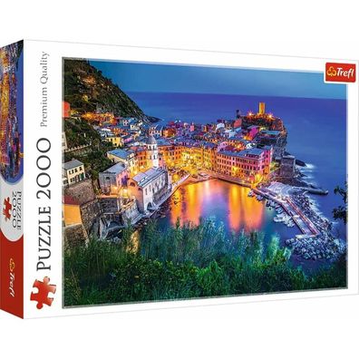 TREFL Puzzle Vernazza in der Abenddämmerung, Italien 2000 Teile