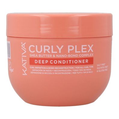 Haarspülung Kativa Curly Plex 450 ml