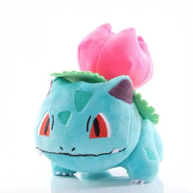 Bisaknosp Plüschtier 18 cm - Pokémon Kuscheltier - Weiches Spielzeug für Kinder