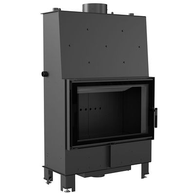 Wasserführender Kamineinsatz KRATKI LUCY 16 kW Ø 200 Doppelverglasung schwarz Verkle