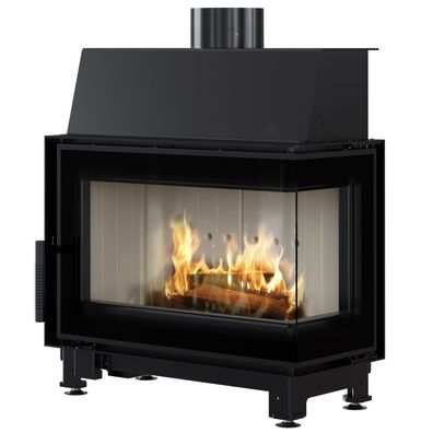 Rechter Stahl-Luftkamin KRATKI SIMPLE 6 kW 150