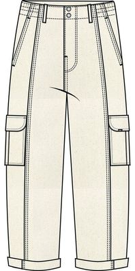 Vans Damen Hose Sidewalk Pant 000GWN