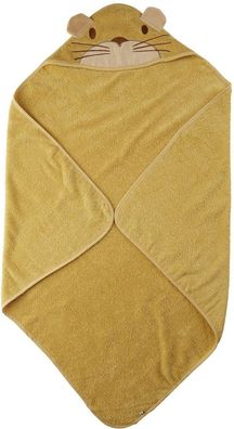 Pippi Babywear Kinder Handtuch Hooded towel w. catface