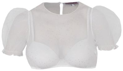 Dirndlbluse Kochel Kurzarm Puffarm ecru