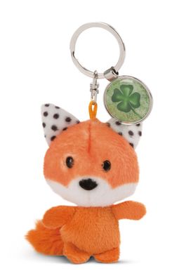 Schlüsselanhänger Fuchs mit Anhänger ´Kleeblatt´ NICI 47534