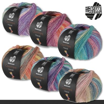 Lana Grossa 100 g Meilenweit 100 Cashmere Hawaii Stricken Wolle Socken 6 Farben
