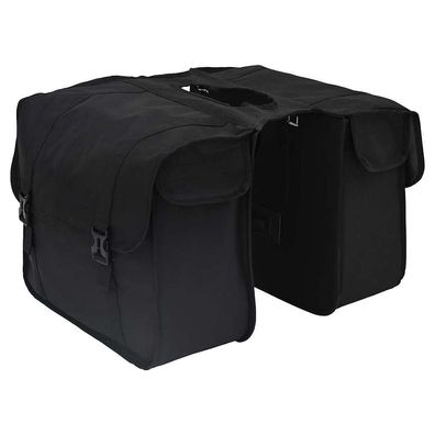 Fahrradtasche Gepäckträger Schwarz 18,5x40x35 cm Polyester, modern & leicht
