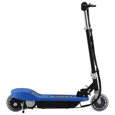 E-Scooter 120W Schwarz für Kinder ab 6 Jahren, klappbar bis 50 kg, 12 km/h