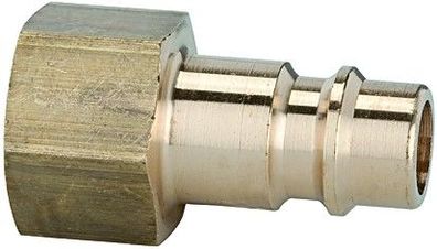 Riegler Nippel für Muffen I.D. 7,2-7,8, Messing blank, G 1/4 IT