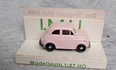 Fiat 500, pink, IMU