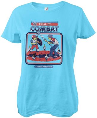 Steven Rhodes Damen T-Shirt Trial By Combat Girly Tee DTR-5-SR162-DTF893