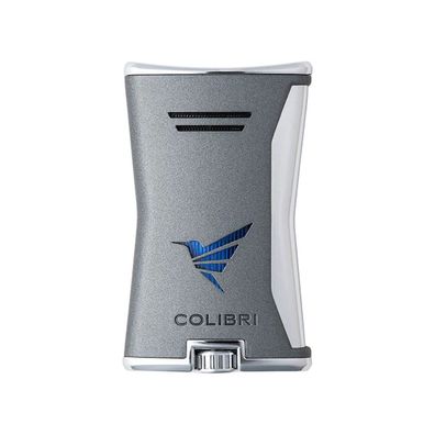 Colibri Feuerzeug Slim Anthrazit/Chrome, unbefüllt