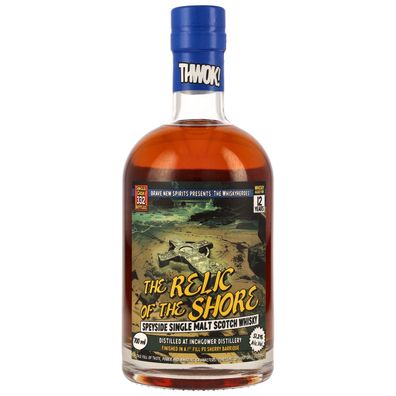 Inchgower 12Jahre The Relic of the Shore / Brave New Spirits 51,2% 0,7l Whisky Heroes