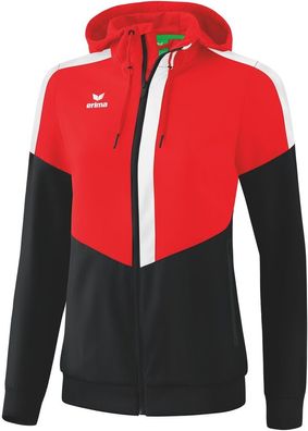 Erima Damen Trainingsjacke Squad Tracktop Jacke Mit Kapuze 20-0019