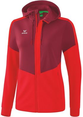 Erima Damen Squad Trainingsjacke Mit Kapuze 20-0012