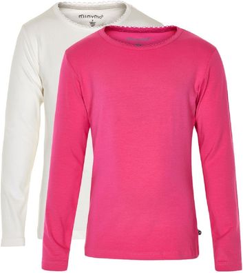 Minymo Kinder Basic 34 T-Shirt LS (2-Pack) 3935