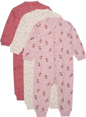 Pippi Babywear Kinder Schlafanzug Nightsuit with Zipper AOP 1477