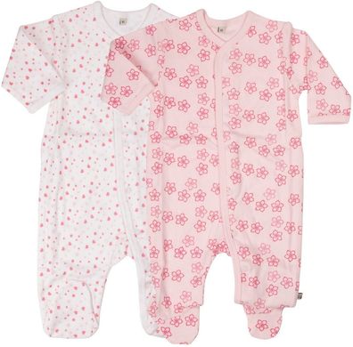 Pippi Babywear Kinder Schlafanzug Nightsuit W/F Buttons 2-Pack 3821