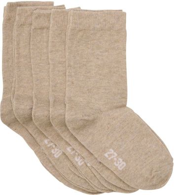 Minymo Kinder Socke Ankle Sock Solid (5-Pack) 5077