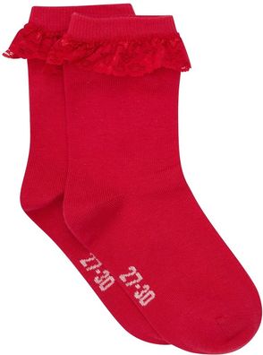 Minymo Kinder Socke Ankle Sock with Lace 6024