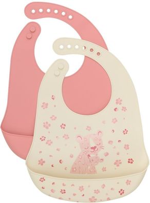 CeLaVi Kinder Lätzchen Silicon Bib (2-Pack) 5551