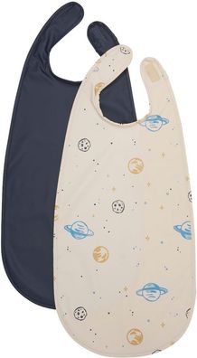 CeLaVi Kinder Lätzchen Long Pu Bib 2-Pack 6308