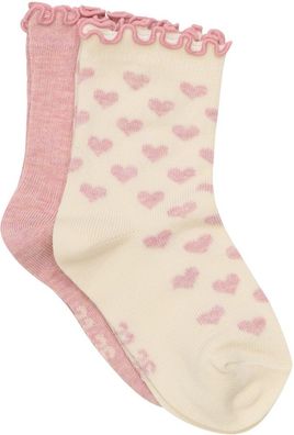 Minymo Kinder Socke Socks with Lettuce Hem (2-Pack) 6528