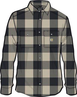 Carhartt Long-Sleeve Plaid Shirt 107013