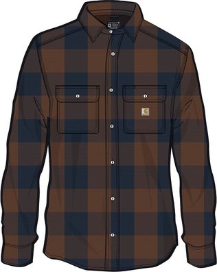 Carhartt Long-Sleeve Plaid Shirt 107013