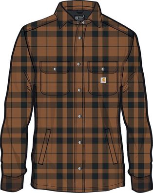 Carhartt Flannel Sherpa-Lined Shirt Jac 107017