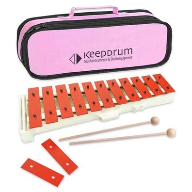 Sonor Glockenspiel SG Sopran mit Tasche Pink