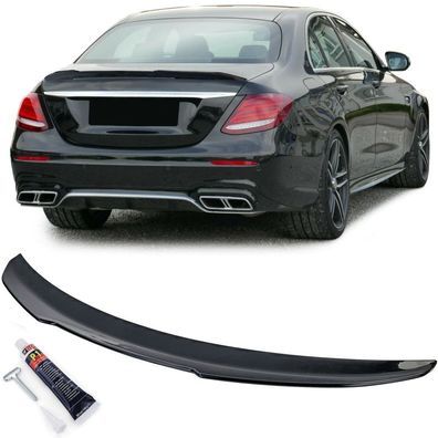 Heckspoiler Performance Schwarz Glanz für Mercedes E Klasse W213 2016-2020
