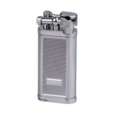 Jean Claude Pfeifenfeuerzeug, Steinzündung, mit Pfeifenstopfer, Silber, Oldie