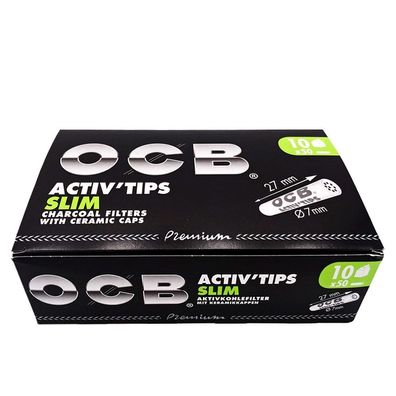 OCB Active Tips Slim 10x 50 Stück