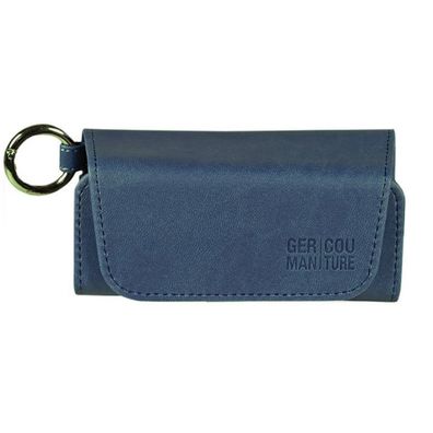 Etui für IQOS 3 + Heets, Marineblau mit Schlüsselring