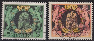 Germany Bayern Bavaria [1911] MiNr 0092-93 A ( O/used )