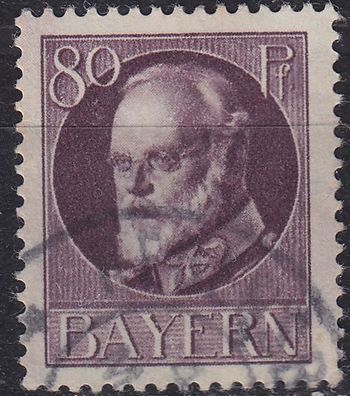 Germany Bayern Bavaria [1916] MiNr 0103 II A ( O/used )