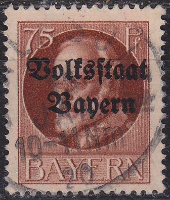 Germany Bayern Bavaria [1919] MiNr 0135 II A ( O/used )