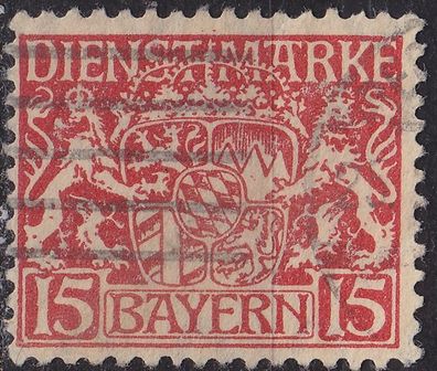Germany Bayern Bavaria [Dienst] MiNr 0019 v ( O/used )