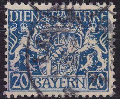 Germany Bayern Bavaria [Dienst] MiNr 0028 y ( O/used )
