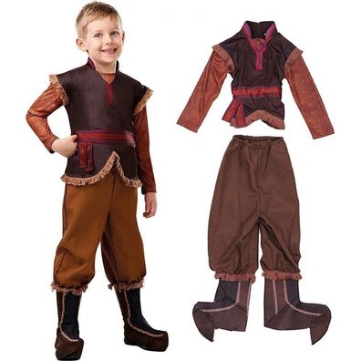 Eiskonigin Frozen Kristoff Kostum Kinder Madchen Jungen Karneval Party Outfit