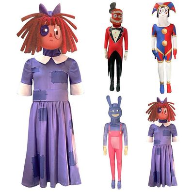 Madchen Jungen The Amazing Digital Circus Kostum Jax Caine Raghata Pamni Outfits