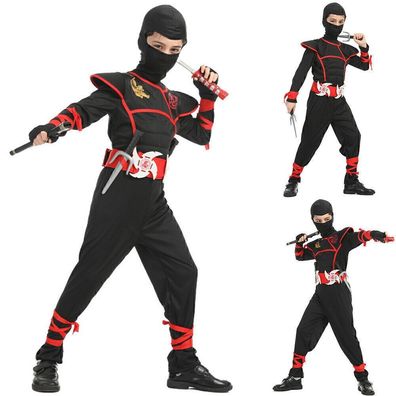 Ninja Stealth Maske und Kostum Karneval Fasching Kinder Madchen Jungen Cosplayâ?ª